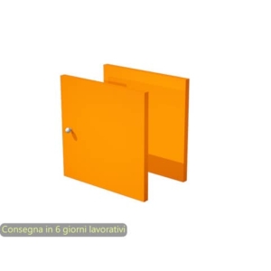 Coppia di antine arancio per libreria componibile Maxicolor Artexport - 32,2x32,2 cm - 2A MaxC/O