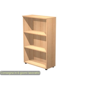 Mobile a giorno medio faggio 80x35xH.120 cm con 2 ripiani regolabili linea Presto Artexport - 035/6
