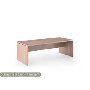 Scrivania direzionale ciliegio arabis 210x90x74 cm gamba a pannello in tinta linea Flora Artexport - 902/K