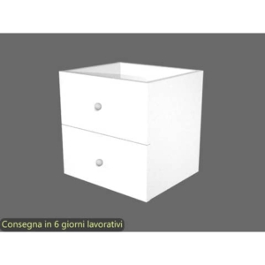 Coppia di cassetti bianchi per libreria componibile Artexport Maxicolor 32,5x28,8x32,5 cm 2C MaxC/3