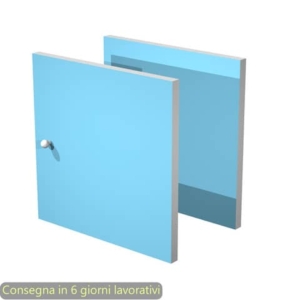Coppia di antine azzurro per libreria componibile Maxicolor Artexport - 32,2x32,2 cm - 2A MaxC/A