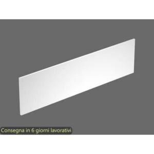 Pannello divisorio + staffe supporto per bench bianco 180x40 cm in melaminico linea Bridge Artexport - PAN-180-BTA/3
