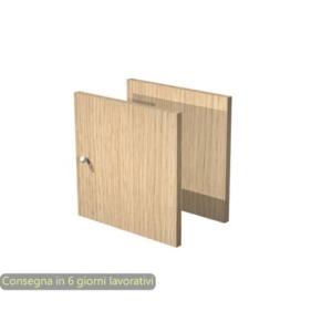 Coppia di antine rovere per libreria componibile Maxicolor Artexport - 32,2x32,2 cm - 2A MaxC/C