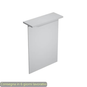 Sopralzo reception lineare grigio 80x30xH.115 cm per scrivania linea Presto Artexport - RB-80/9