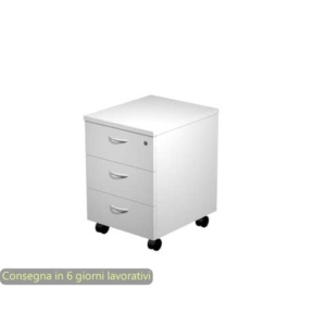 Cassettiera a tre cassetti montata grigio 41,8x52xH.59,5 cm linea Presto Artexport - 60019/9