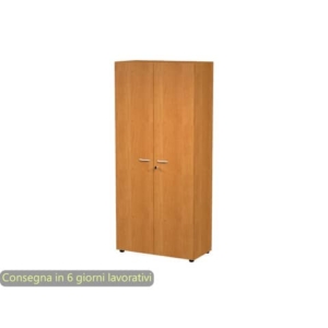 Armadio alto con ante battenti noce 90x45,8xH.200 cm con serratura linea componibili 2898 Artexport - AR/ST+AA/4
