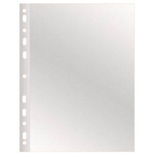 Buste a perforazione universale Q-Connect 22x30 cm basso spessore finitura goffrata conf. 100 pz - KF11192