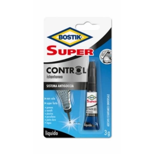 Colla attaccatutto cianoacrilica Bostik Super Control 3 gr - D2737
