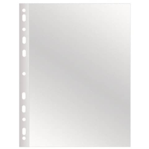 Buste a perforazione universale Q-Connect 22x30 cm medio spessore finitura goffrata conf. 50 pz - KF11191