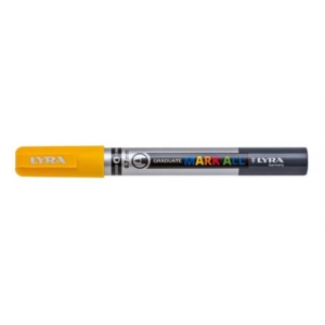Marcatore a tempera LYRA Graduate Mark All punta tonda 0,7 mm giallo L6800007