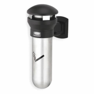 Posacenere da muro Rubbermaid Infinity? nero H 46 cm - Ø 29,5 cm FG9W3200SSBLA