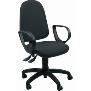 Sedia operativa girevole Unisit Jupiter JUYG Eco smart rivestimento Eco nero - con braccioli - JPLY/BR/EN