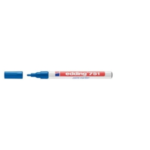 Marcatore a vernice edding 751 punta conica 1-2 mm blu E-751 003