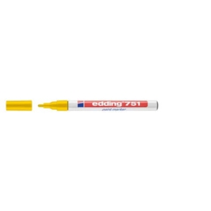 Marcatore a vernice edding 751 punta conica 1-2 mm giallo E-751 005
