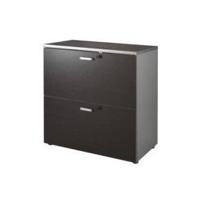 Mobile portacartelle Frensy Spirit 90x45x90 cm wengé USPWMPC