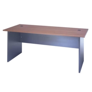 Scrivania Frensy Venice 180x80x72 cm piano ciliegio - fianchi a pannello antracite - UVES18