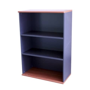 Mobile medio a giorno Frensy Venice 2 ripiani doppia larghezza 90x45x130 cm Ciliegio/Antracite - UVEM139