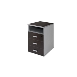 Cassettiera 3 cassetti + vano Frensy Spirit 44x52x72 cm wengé USPWC3C