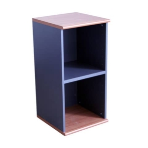 Mobile basso a giorno Frensy Venice 1 ripiano 45x45x90 cm Ciliegio/Antracite UVEM94