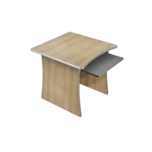 Scrivania Frensy Spirit 80x80x72 cm fianchi a pannello rovere USPRS80