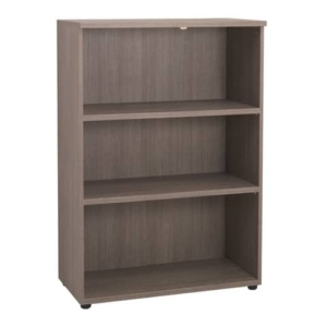 Mobile medio a giorno Frensy Larix 2 ripiani doppia larghezza 90x45x130 cm rovere grigio ULAGM13