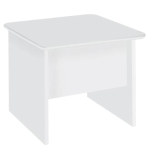 Scrivania Frensy BYTE 80x80x72 cm fianchi a pannello grigio UBGS80