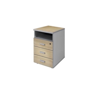 Cassettiera 3 cassetti + vano Frensy Spirit 44x52x72 cm rovere USPRC3C