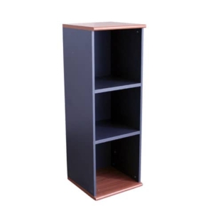 Mobile medio a giorno Frensy Venice 2 ripiani 45x45x130 cm Ciliegio/Antracite - UVEM134