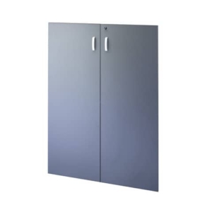 Coppia ante per mobile medio Frensy Venice doppia larghezza 90x130 cm Antracite - UVEAT139