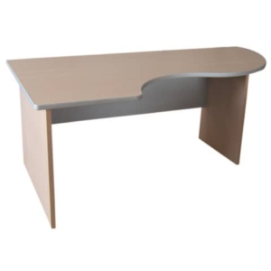 Scrivania informatica con semipenisola sinistra Frensy EMOTION 180x100x72 cm rovere - UEMWS18S