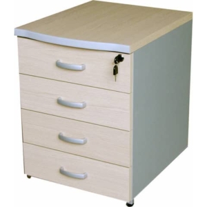 Cassettiera 4 cassetti Frensy EMOTION 44x55x63 cm rovere UEMS4C