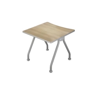 Scrivania con gambe metalliche Frensy Spirit 80x80x72 cm rovere USPRSM80