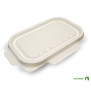 Coperchio richiudibile per vaschetta asporto 500 ml Scatolificio del Garda Bianco - Conf. 125 pezzi - 3462