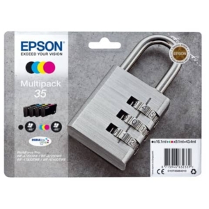 Cartucce Epson confezione da 4 nero+ciano+magenta+giallo C13T35864010