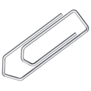 Fermagli Q-Connect in acciaio nichelato N. 2 - 26 mm punta triangolare - conf. 100 pz - KF01307