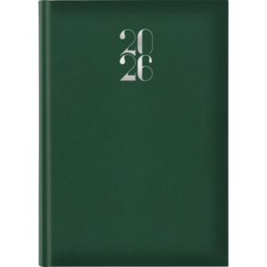 Agenda 2026 Settimanale 17x24 cm Gommato verde 26-054800404C