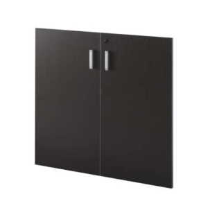 Coppia ante sezione bassa Frensy Spirit 90x90 cm wengé per mobile H.210 cm USPWM210B