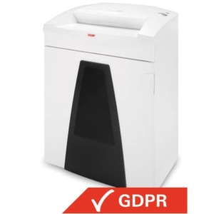 Distruggidocumenti uso frequente HSM SECURIO B35 P-2 - 130 L - taglio a strisce 5,8 mm - bianco1921111