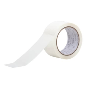 Nastro adesivo da imballo Q-Connect 50 mm x 66 m bianco - svolgimento rumoroso - conf. 6 pezzi - KF02901