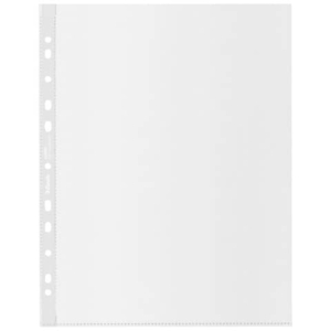 Buste a perforazione universale Esselte Office f.to 22x30 cm 100% riciclate trasparenti - conf. 50 pezzi - 627502