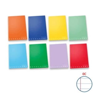 Maxi quaderno Pigna Monocromo A4 38 ff carta 100g/m² - 0C colori assortiti - 02298880C