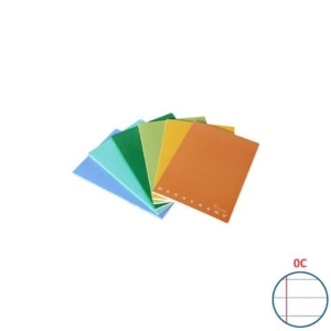 Quaderno Pigna Maxi Monocromo Green 42 ff 80 gr - A4 rigatura OC - copertine assortite - conf. 10 pezzi - 02309780C