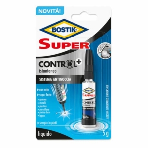 Colla attaccatutto cianoacrilica Bostik Super Control+ - 5 gr D2718