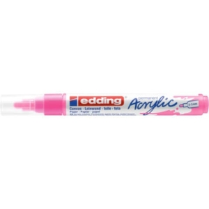 Marcatore acrilico Edding 5100 - punta tonda 2-3 mm tratto medio - rosa-fluo - E-5100 069