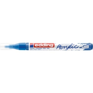 Marcatore acrilico Edding 5300 - punta tonda 1-2 mm tratto fine - blu-genziana - E-5300 903