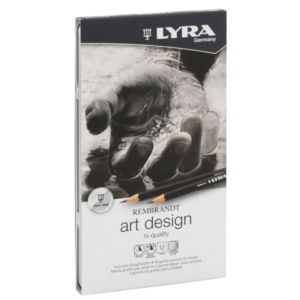 Matita in grafite Lyra Rembrandt Art Design in astuccio in metallo 12 pezzi L1111120