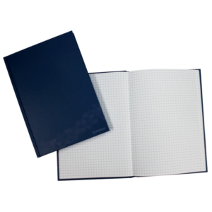 Quaderno Donau A5 - 96 ff 70 g/m² a quadretti - copertina blu - 330327020