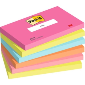 Foglietti Post-it® Popmistic - conf. 6 blocchetti da 100 ff - 76x127 mm - 655-pop