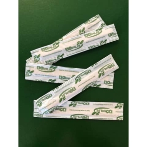 Palette da caffè Dopla Green in legno avana 124 mm - imbustate singolarmente - conf. 100 pezzi - 5044