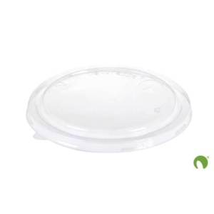 Coperchio Bio in PLA Scatolificio del Garda Nature Works  Ø190 mm trasparente per per contenitore S120 - conf. 50 pz 17592